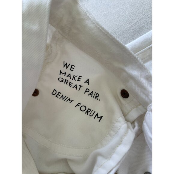 Custom Denim Forum Jeans recreate by Angelina Vanelli Sheer Floral Embroidery 23 - Picture 14 of 15